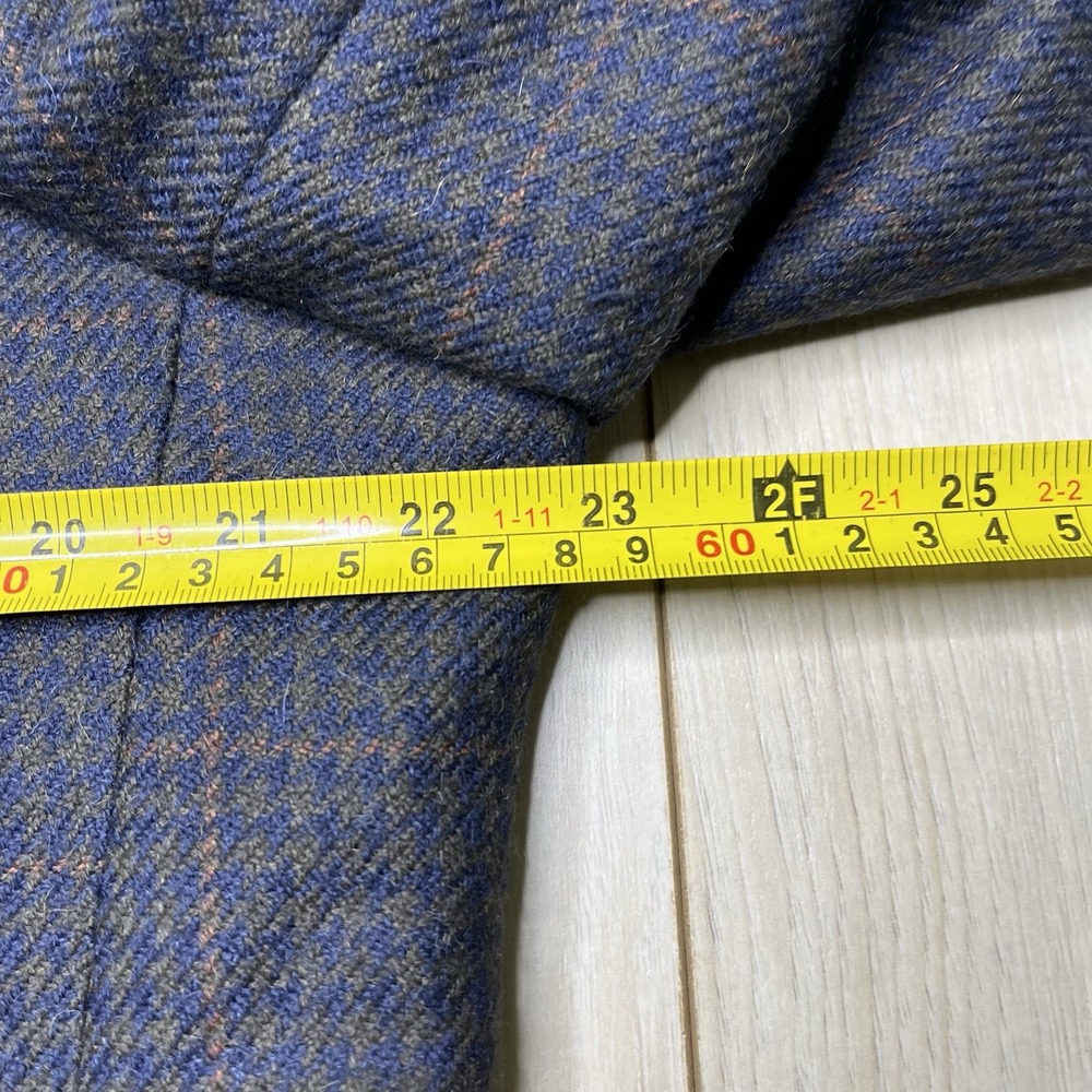 Brooks Brothers 346 Houndstooth Windowpane Plaid Blazer Multicolor Men Size 44L - Picture 11 of 16